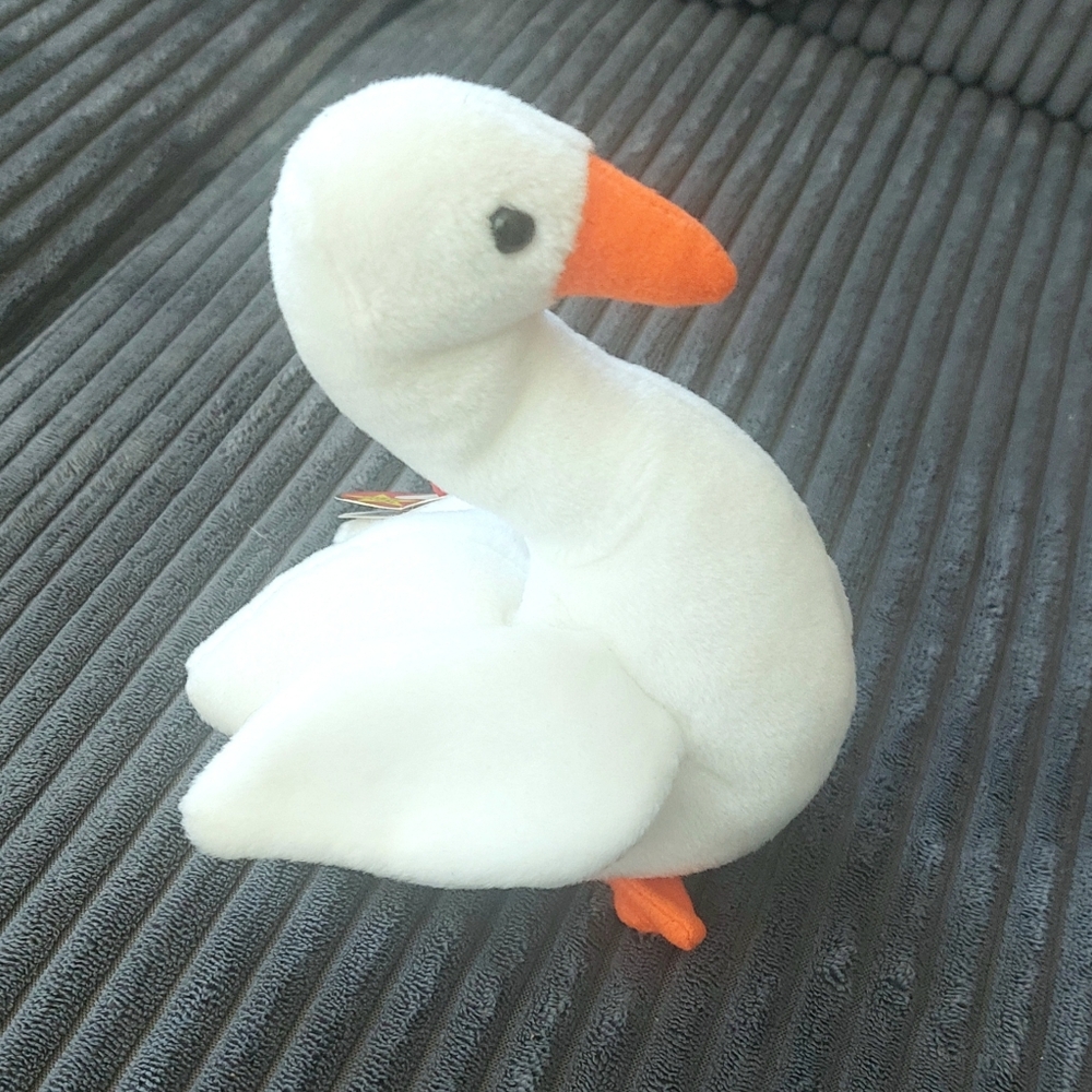 NWT Vintage NEW-Old Stock TY Beanie Baby Swan "Gracie" - Picture 4 of 5
